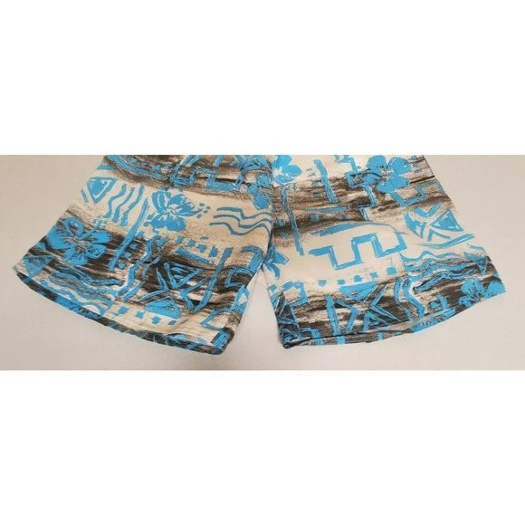 Vintage Newport BLUE Men's 90s Swim Trunks Blue - Picture 5 of 12